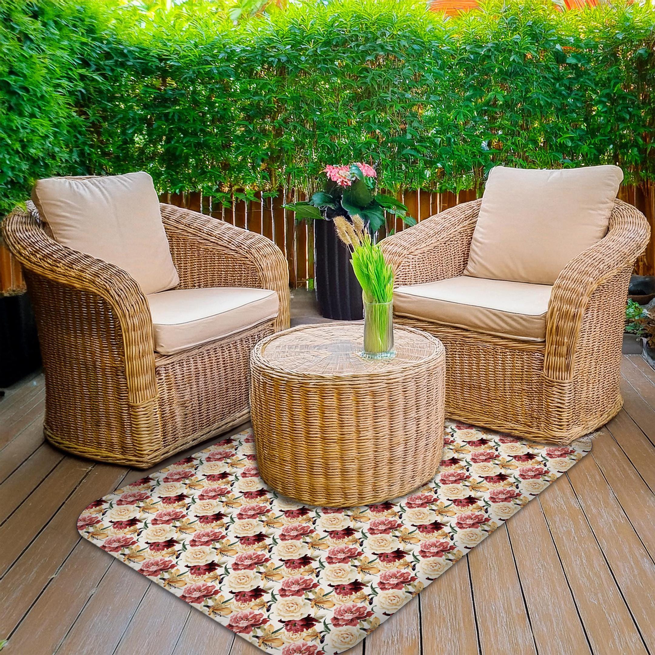 Printed Office Chair Mat, Anti-Slip, Ultra Durable, 2mm Thick, Floor Protector, Easy to Maintain, Pet Friendly, Perfect for Home & Office
