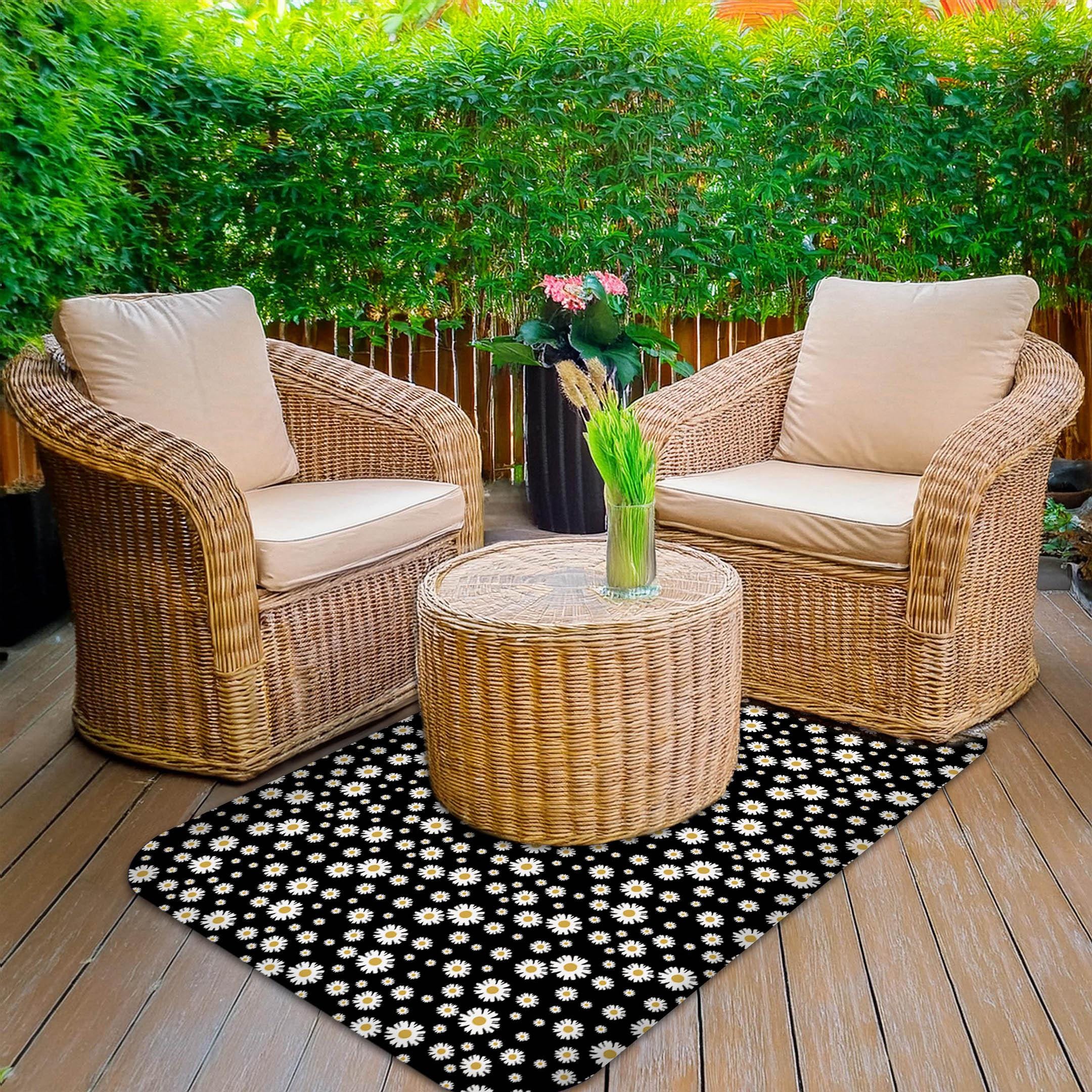 Office Chair Mat - Non-Slip, Durable Printed Surface, Easy to Clean, 2 mm Thick, Pet & Kid Friendly, Floor Protector for Home and Office