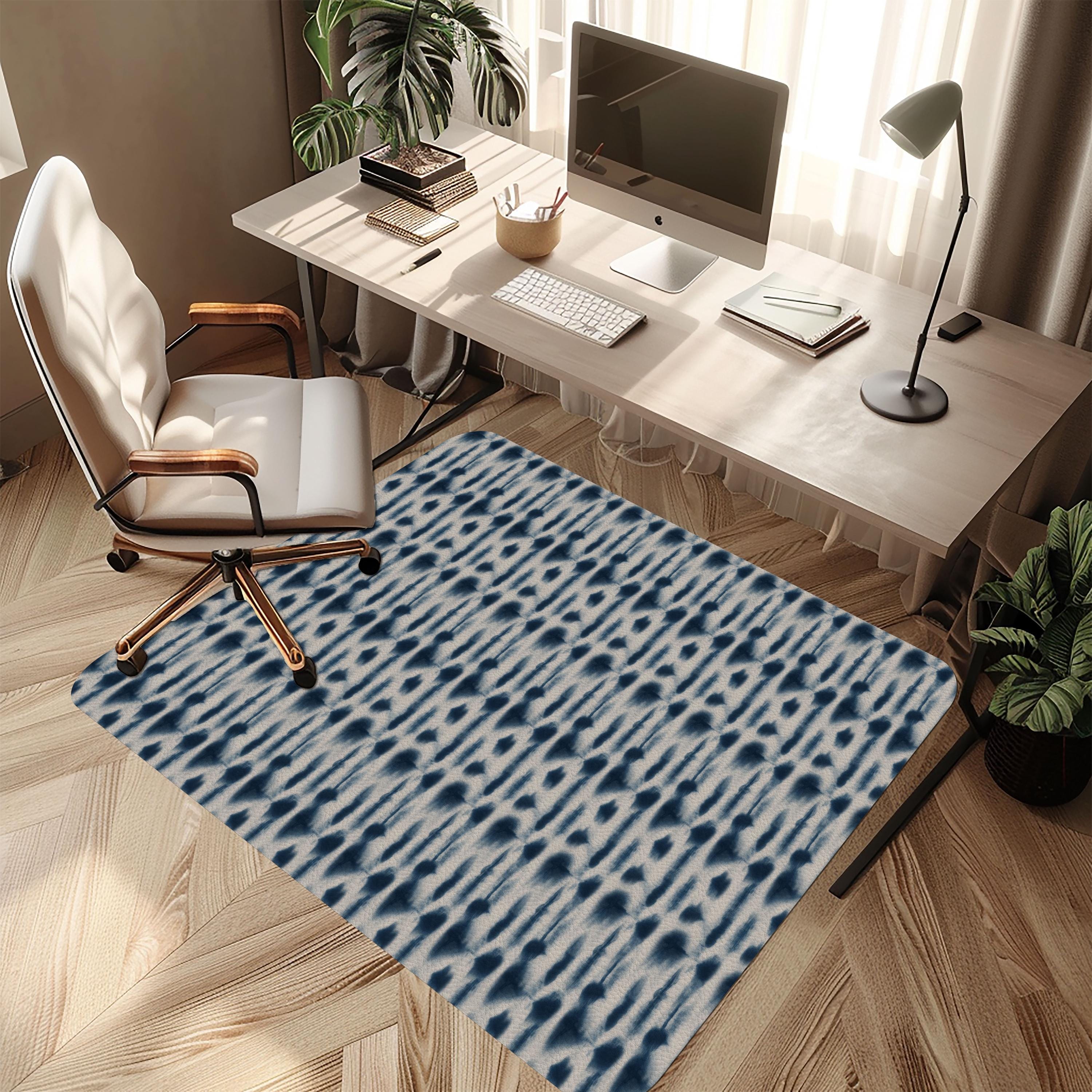 Office Chair Mat - Non-Slip, Durable Printed Surface, Easy to Clean, 2 mm Thick, Pet & Kid Friendly, Floor Protector for Home and Office