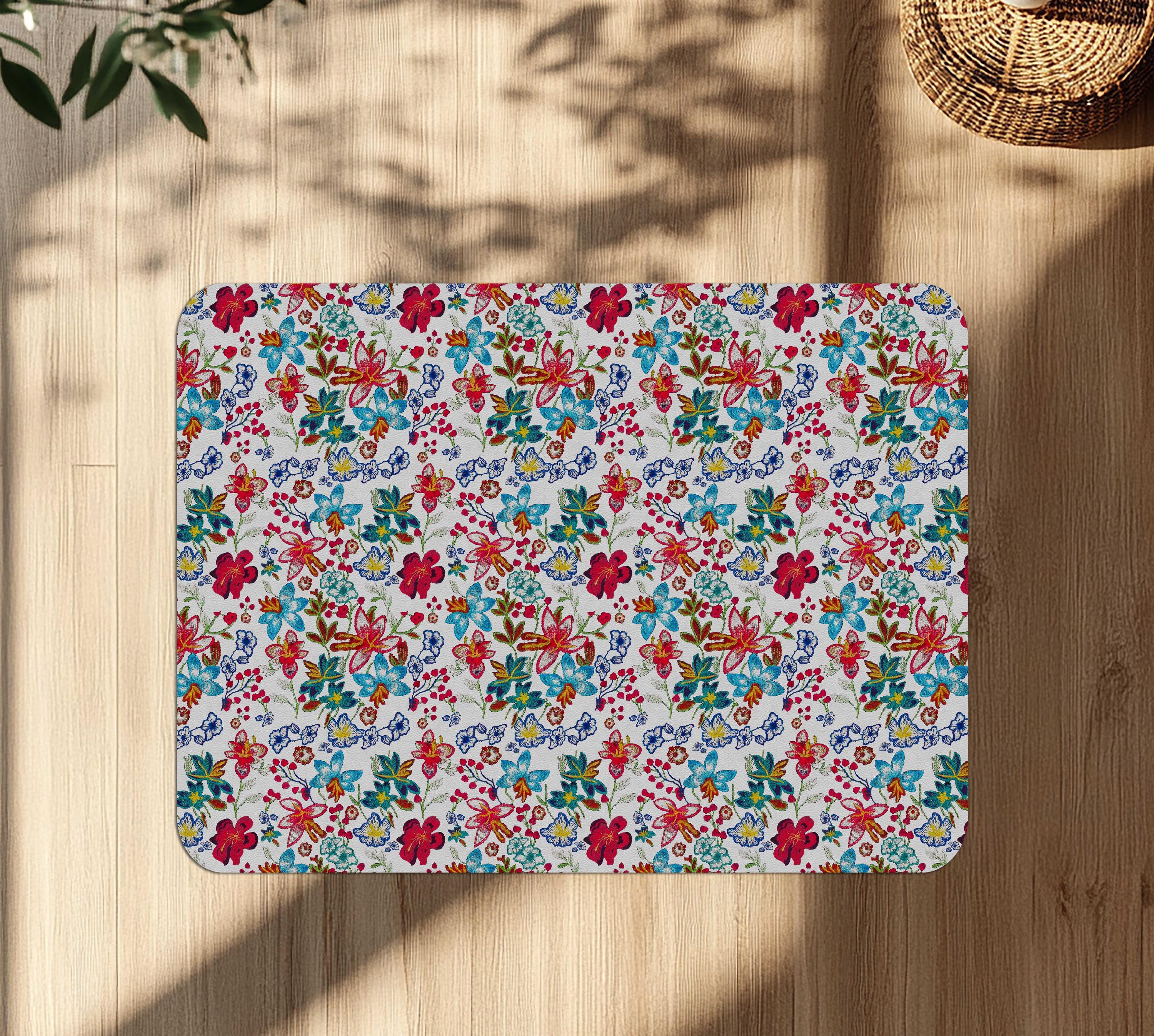 Printed Office Chair Mat: Durable, Anti-Slip Floor Protector