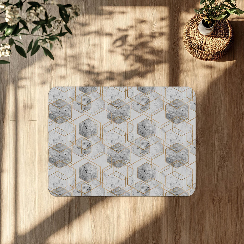Office Chair Mat - Non-Slip, Durable Printed Surface, Easy to Clean, 2 mm Thick, Pet & Kid Friendly, Floor Protector for Home and Office