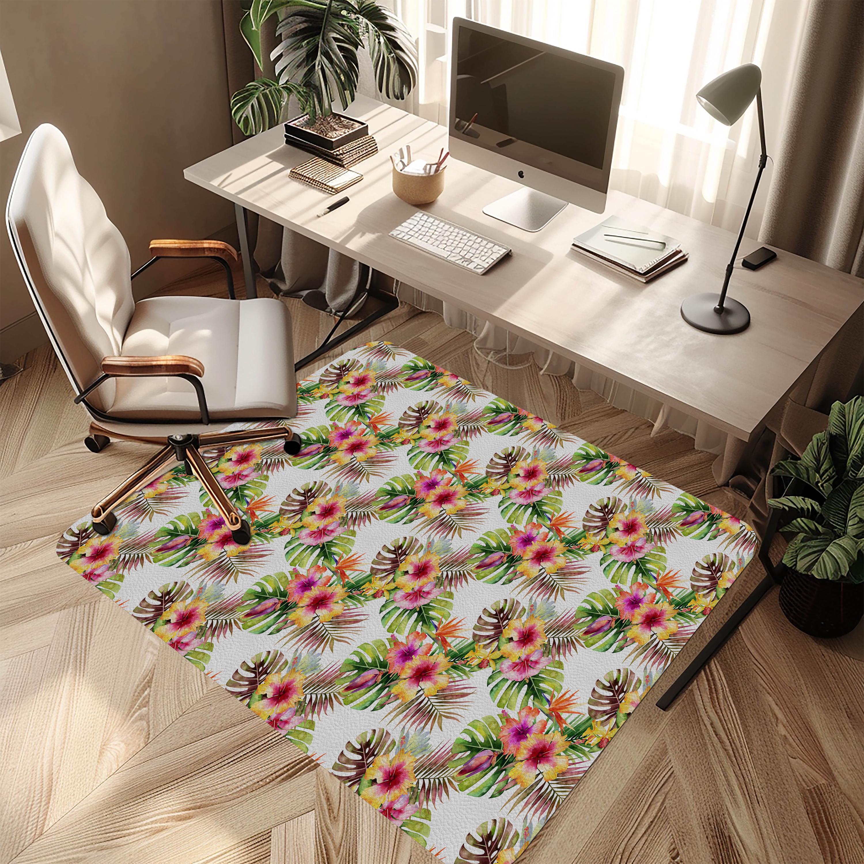 Office Chair Mat for Hardwood & Carpet, Non-Slip, 2mm Thick, Durable, Floor Protector, Easy to Clean, Pet Safe, Home Office Use