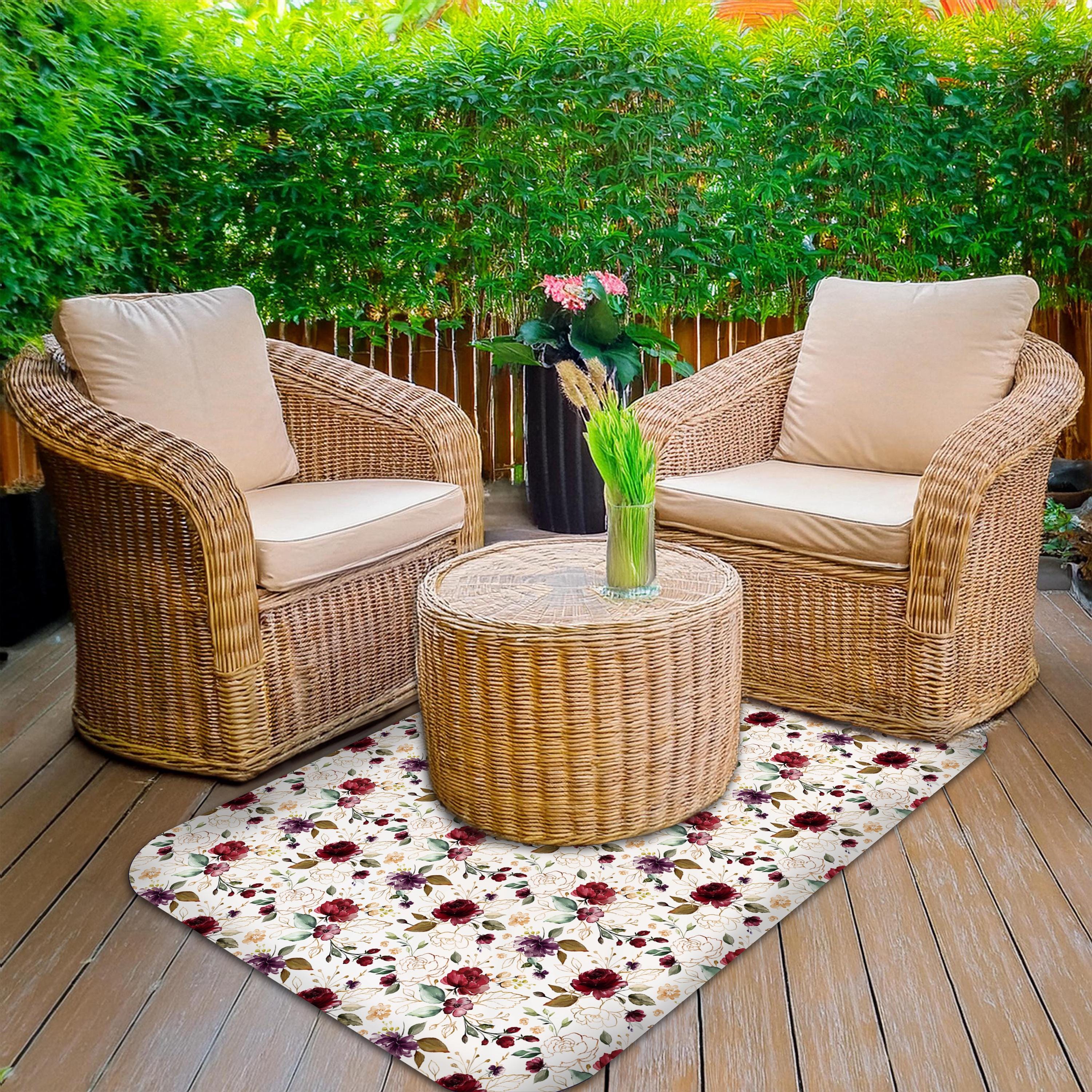 Printed Office Chair Mat, Anti-Slip, Ultra Durable, 2mm Thick, Floor Protector, Easy to Maintain, Pet Friendly, Perfect for Home & Office