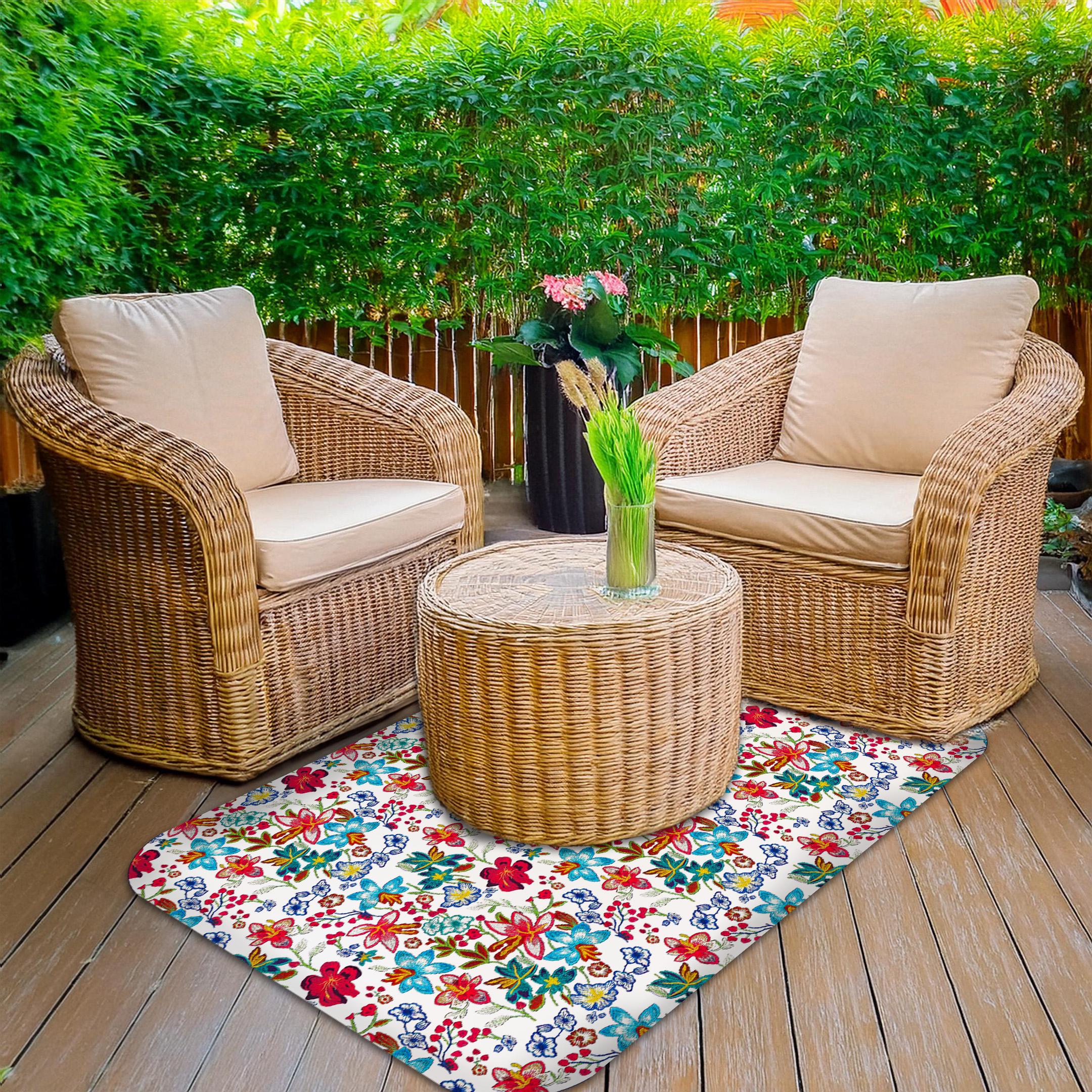 Printed Office Chair Mat: Durable, Anti-Slip Floor Protector