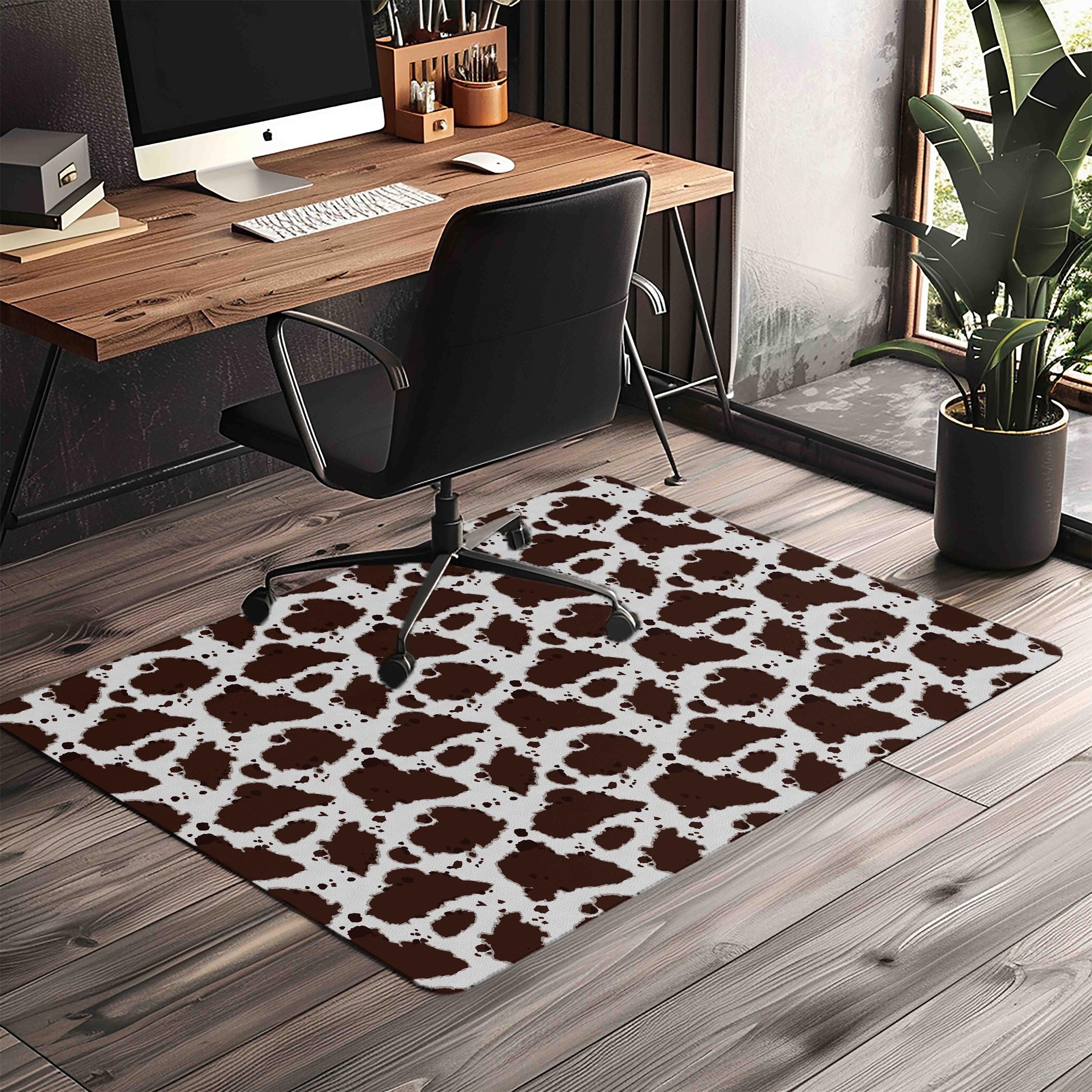Ergonomic Desk Chair Mat, Non-Slip, Floor Protector for Home & Office, 2mm Thick, Scratch-Resistant, Easy to Clean, Pet Kid Safe