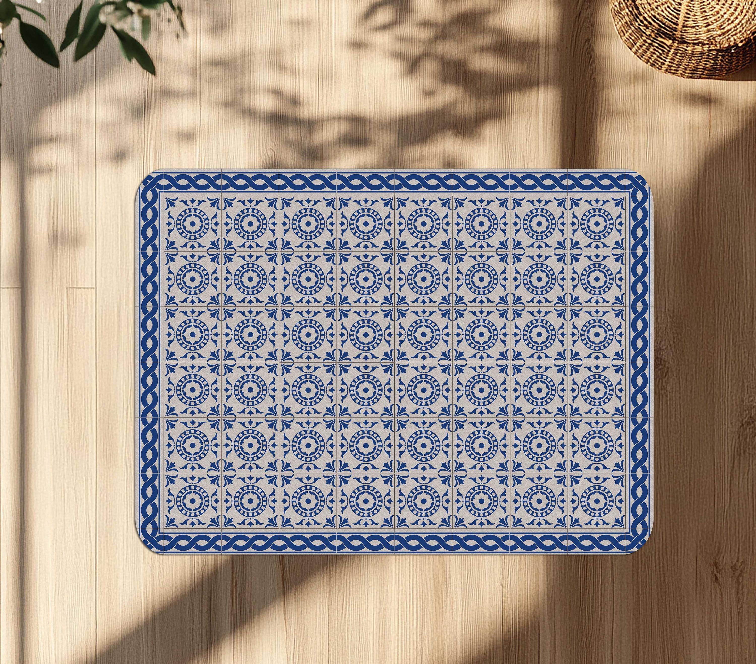 Printed Office Chair Mat: Non-Slip Floor Protector, Easy Clean, 2mm Thick