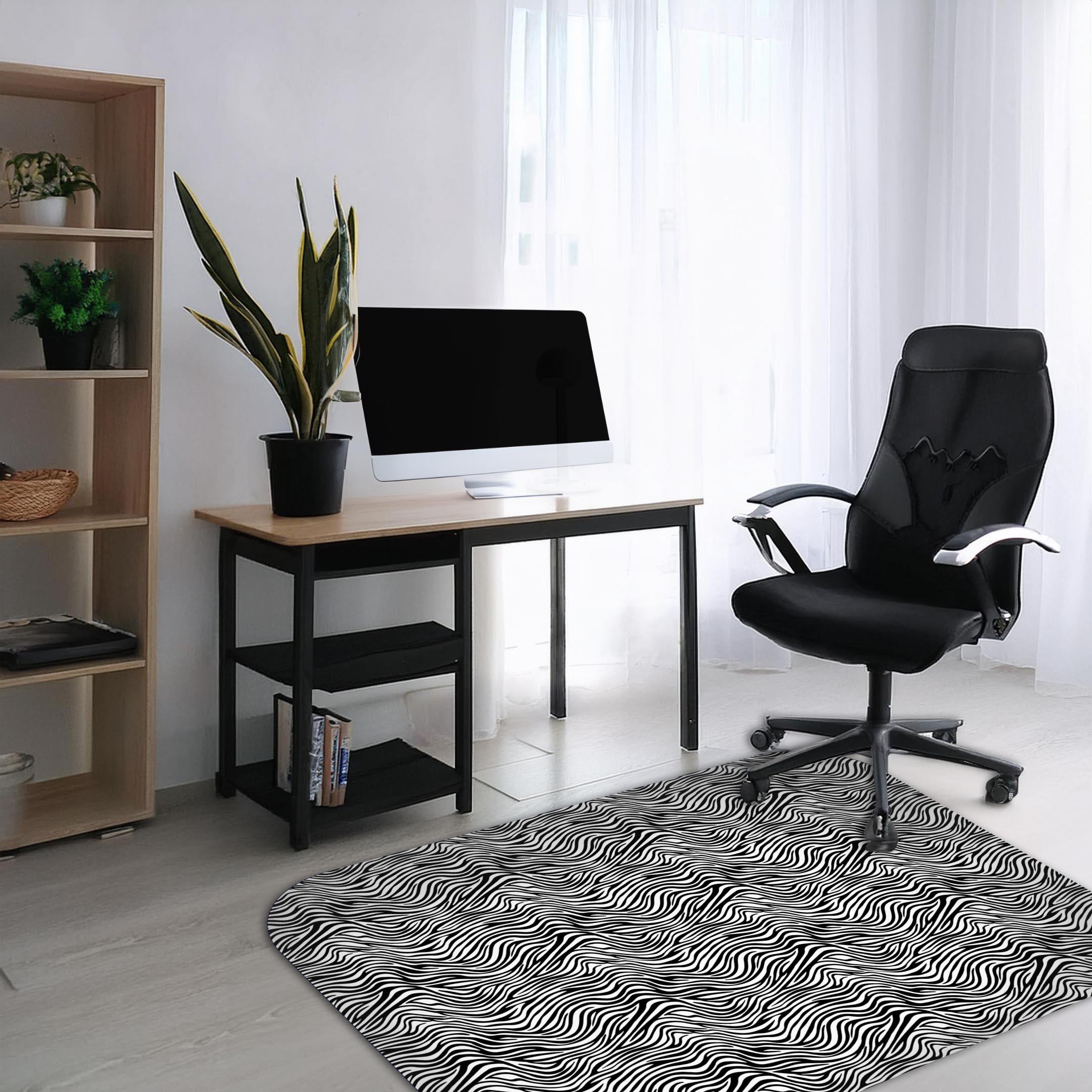 Ergonomic Desk Chair Mat, Non-Slip, Floor Protector for Home & Office, 2mm Thick, Scratch-Resistant, Easy to Clean, Pet Kid Safe
