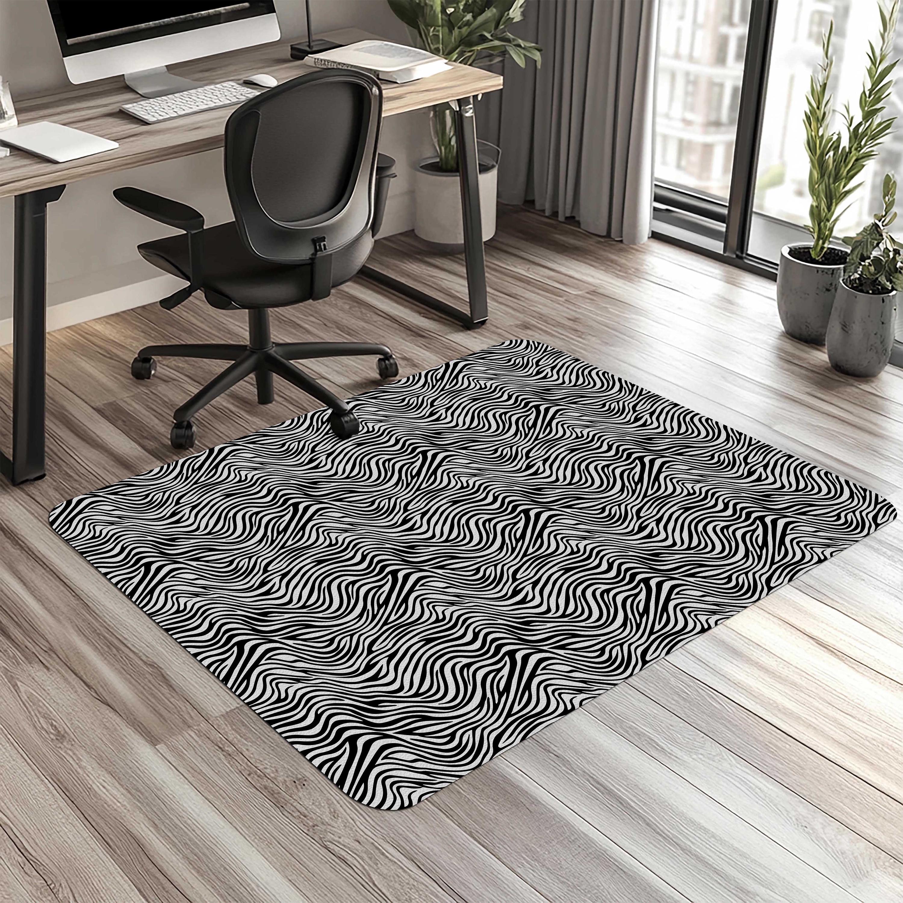 Ergonomic Desk Chair Mat, Non-Slip, Floor Protector for Home & Office, 2mm Thick, Scratch-Resistant, Easy to Clean, Pet Kid Safe